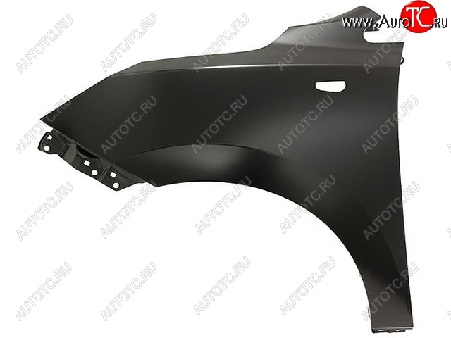 4 099 р. Левое крыло (с отверстием под повторитель поворота, Тайвань) BodyParts Hyundai IX35 LM дорестайлинг (2009-2013) (Неокрашенное)  с доставкой в г. Кемерово