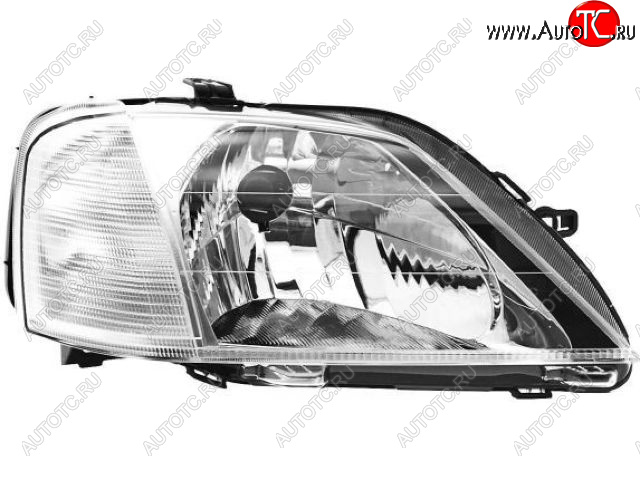 3 299 р. Правая фара (под корректор) DEPO Renault Logan 1 дорестайлинг (2004-2010)  с доставкой в г. Кемерово
