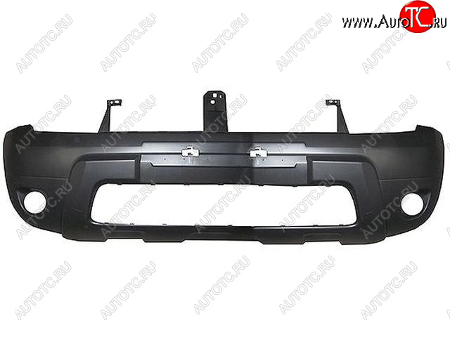 4 399 р. Бампер передний (с отверстиями под ПТФ) BodyParts Renault Duster HS дорестайлинг (2010-2015) (Неокрашенный)  с доставкой в г. Кемерово