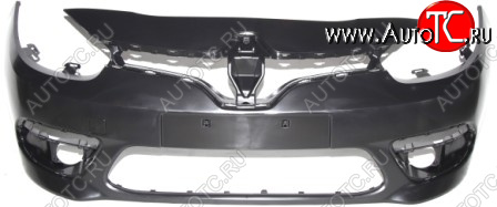 7 299 р. Бампер передний (с отверстием под ПТФ, Италия) BodyParts Renault Fluence рестайлинг (2012-2016) (Неокрашенный)  с доставкой в г. Кемерово