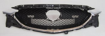 CX5 17- РЕШЕТКА РАДИАТОРА В СБОРЕ С ХРОМ МОЛДИНГ (Китай) BODYPARTS mzcx517-100