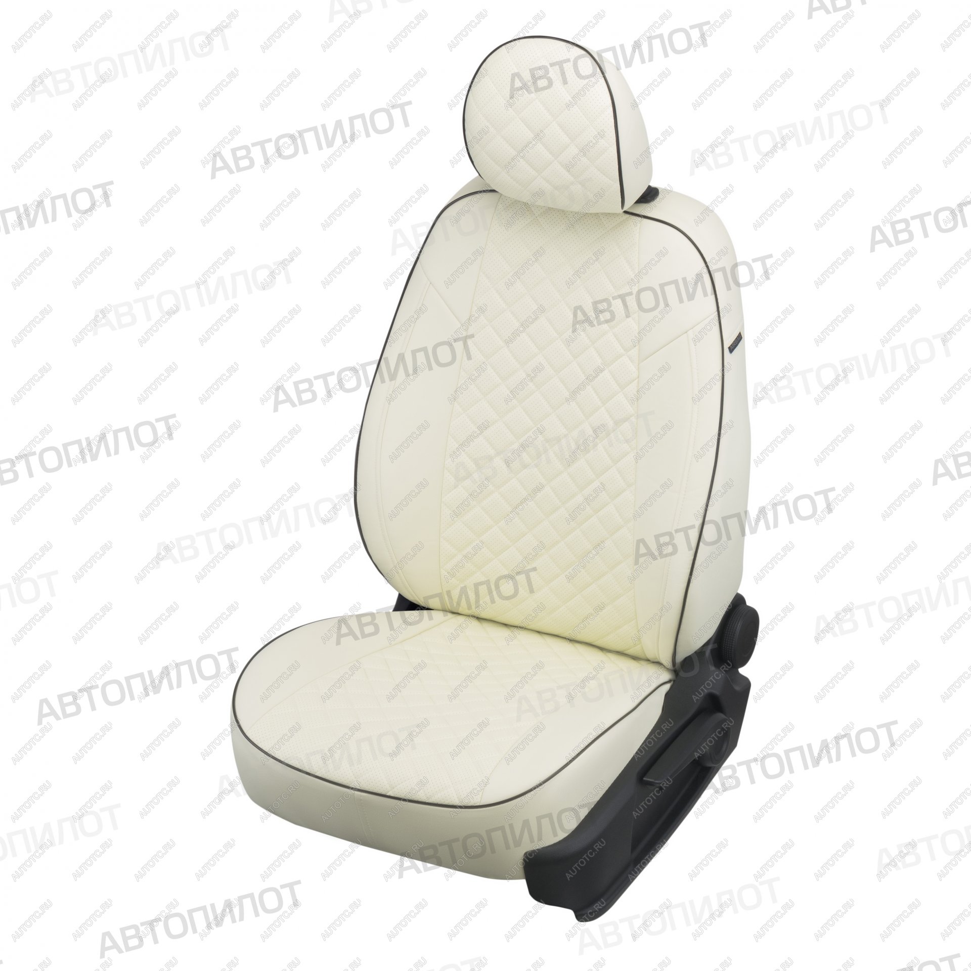 7 249 р. Чехлы сидений Ромб (5 мест экокожа) Автопилот   Chery Tiggo 8 PRO (2021-2025) (белый)  с доставкой в г. Кемерово