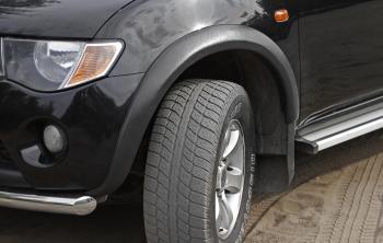 Расширители колесных арок (вынос 40 мм)(Single Cab, Club Cab) Русская Артель Mitsubishi L200  4 (2006-2014)  дорестайлинг (глянец под покраску)