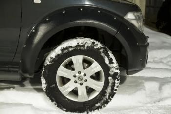 17 599 р. Расширители колесных арок Русская Артель  Nissan Navara  2 D40 (2004-2010) дорестайлинг (глянец под покраску)  с доставкой в г. Кемерово. Увеличить фотографию 2