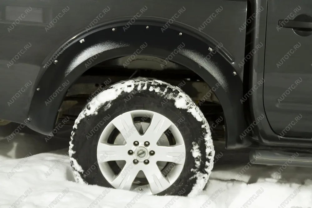 17 599 р. Расширители колесных арок Русская Артель  Nissan Navara  2 D40 (2004-2010) дорестайлинг (глянец под покраску)  с доставкой в г. Кемерово