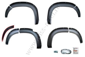 Расширители колесных арок Русская Артель Toyota Land Cruiser Prado  J150 (2009-2013) дорестайлинг (глянец под покраску)