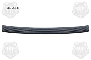  Накладка на задний бампер (вариант 2) Русская Артель Volkswagen Golf  6 (2008-2014) хэтчбэк 5 дв. (шагрень)