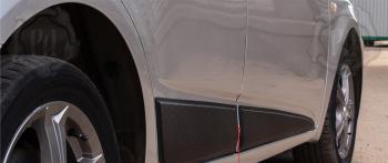 Молдинг двери задний правый Русская Артель Chevrolet Aveo  T300 (2011-2015) седан (глянец под покраску)