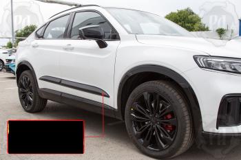Молдинг двери передний правый Русская Артель Geely Tugella  FY11,HPBA4 (2019-2023) дорестайлинг (шагрень)
