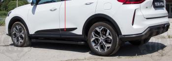 Молдинг двери задний правый Русская Артель Haval F7 (2018-2022)  дорестайлинг (глянец под покраску)