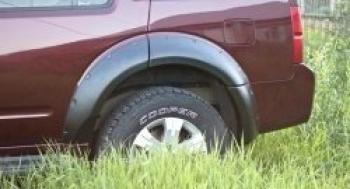 Расширители колесных арок (задний левый) Русская Артель Nissan Pathfinder  R51 (2004-2007) дорестайлинг (шагрень)