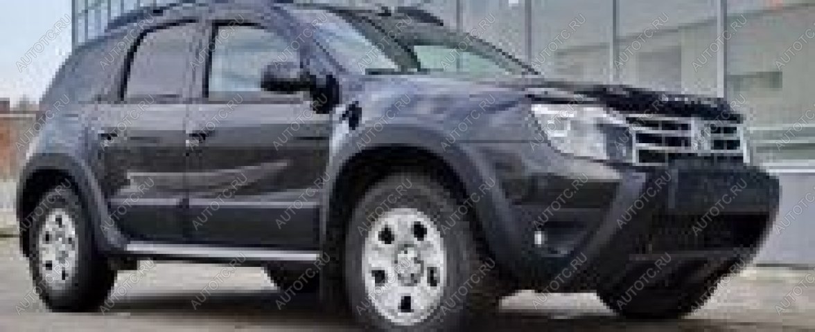 3 069 р. Расширители колесных арок (передний левый) Русская Артель  Nissan Terrano D10 дорестайлинг (2013-2016) (шагрень)  с доставкой в г. Кемерово