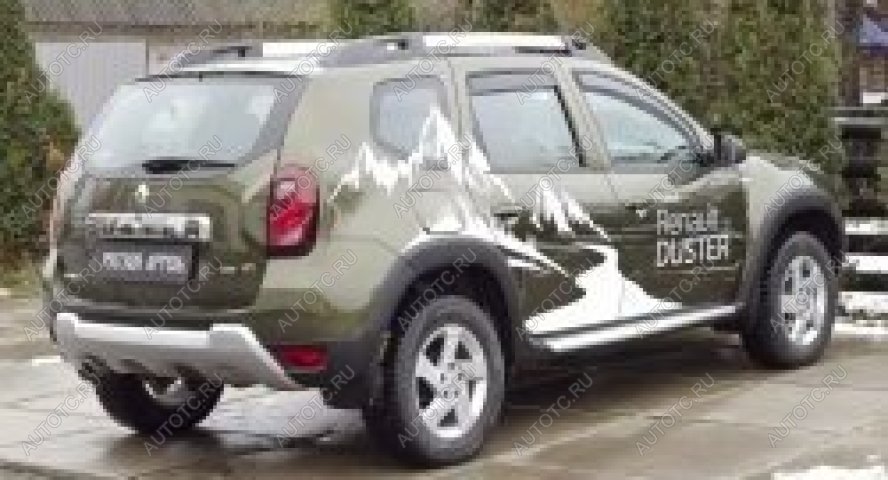 2 239 р. Расширители колесных арок (передний левый) Русская Артель   Renault Duster  HS (2015-2021) рестайлинг (шагрень)  с доставкой в г. Кемерово