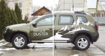 Расширитель колесных арок (передний правый) Русская Артель Renault Duster  HS (2015-2021) рестайлинг (шагрень)