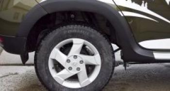 2 429 р. Расширители колесных арок (задний правый) Русская Артель   Renault Duster  HS (2015-2021) рестайлинг (шагрень)  с доставкой в г. Кемерово. Увеличить фотографию 2