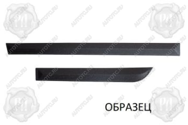 819 р. Молдинг на двери задний правый узкий Русская Артель Renault Duster HM рестайлинг (2021-2024) (шагрень)  с доставкой в г. Кемерово