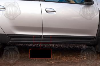Молдинг на двери передний правый узкий Русская Артель Renault Duster HM рестайлинг (2021-2024)