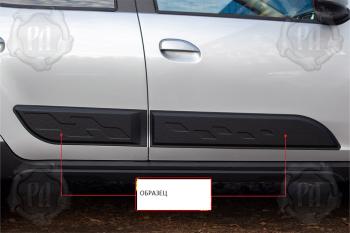 Молдинг двери передний правый узор Русская Артель Renault Duster HM рестайлинг (2021-2024)