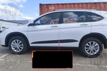 Молдинг двери передний правый Русская Артель Toyota Camry  XV70 (2017-2021) дорестайлинг (глянец под покраску)