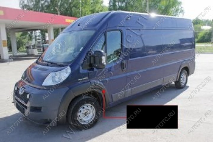 4 899 р. Расширитель колесных арок (передний правый) Русская Артель CITROEN Jumper 250 (2006-2014) (глянец под покраску)  с доставкой в г. Кемерово