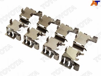 3 899 р. Комплект монтажный передних тормозных колодок TOYOTA CAMRY #70C-HRRAV 4 18-LEXUS ES### 18- TOYOTA 04947-33281  с доставкой в г. Кемерово. Увеличить фотографию 1