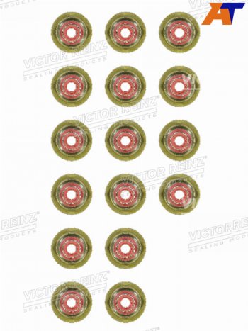3 199 р. Комплект маслосъёмных колпачков BMW X5(E70) X6(E71) 5(F10)  N57D30B VICTOR REINZ 12-37281-01  с доставкой в г. Кемерово. Увеличить фотографию 1