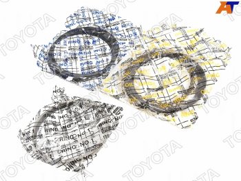 36 649 р. Кольца поршневые (ремонтные) TOYOTA LAND CRUISER 200 07- 2UZ (+0,5) TOYOTA 13013-50162  с доставкой в г. Кемерово. Увеличить фотографию 1