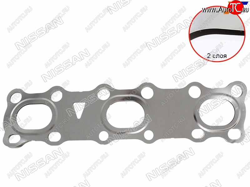 2 199 р. Прокладка выпускного коллектора NISSAN TEANA 09-PATHFINDER 15-16MURANO 10- VQ25VQ35 NISSAN 14036-EA200  с доставкой в г. Кемерово