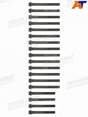 4 099 р. Комплект болтов ГБЦ TOYOTA 2L#T3L5L 90  (18 штук) VICTOR REINZ 14-55000-01  с доставкой в г. Кемерово. Увеличить фотографию 1