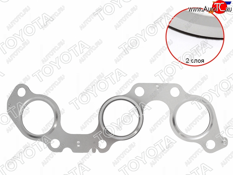 1 179 р. Прокладка выпускного коллектора TOYOTA HARRIER,KLUGER 1,3MZFE 03- TOYOTA 17173-20030  с доставкой в г. Кемерово