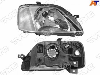 Фара правая (под корректор, хрусталь) TYC Renault Logan  1 (2004-2010) дорестайлинг