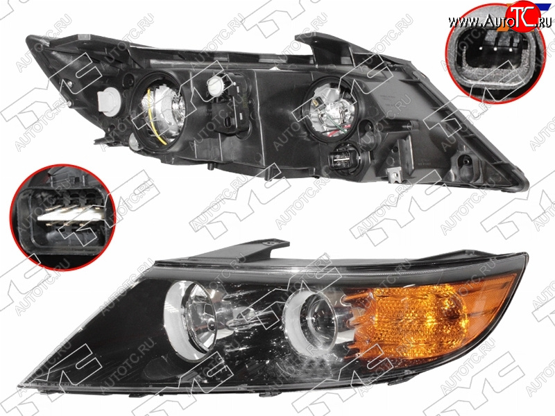 15 899 р.  Фара левая (галоген, с корректором) TYC  KIA Sorento  XM (2009-2012) дорестайлинг  с доставкой в г. Кемерово