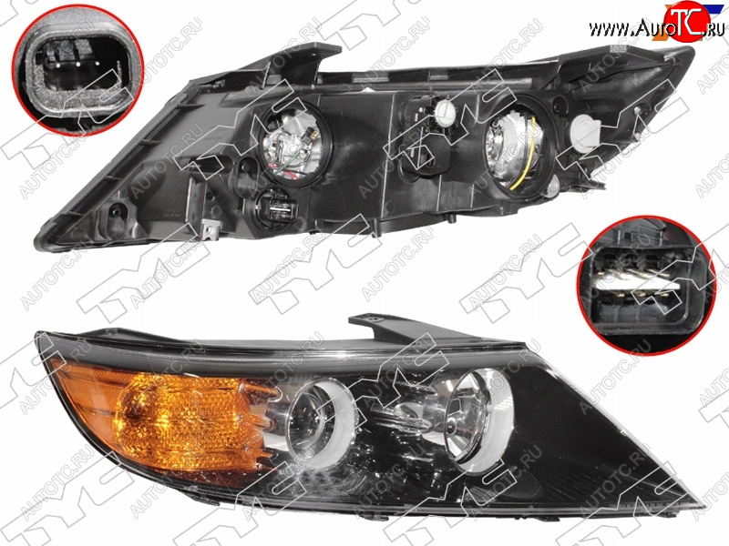 15 899 р. Фара правая (галоген, с корректором) TYC  KIA Sorento  XM (2009-2012) дорестайлинг  с доставкой в г. Кемерово