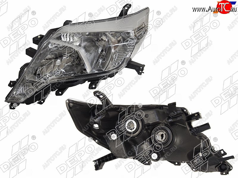 9 849 р. Фара TOYOTA LAND CRUISER PRADO 150 13-17 LH галоген, под корректор (Евросвет)                        DEPO 212-11Y2L-LD-EM  с доставкой в г. Кемерово