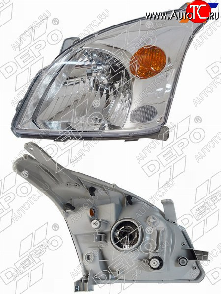 12 499 р. Фара Toyota Land Cruiser Prado (J120) 02-09 (Слева Галоген под электрокорректор) DEPO 212-11D7L-LD-EM  с доставкой в г. Кемерово