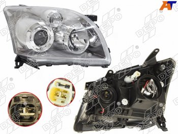Фара Toyota Avensis (T250) 06-08 (Спереди Справа) DEPO 212-11L1R-LDEM7
