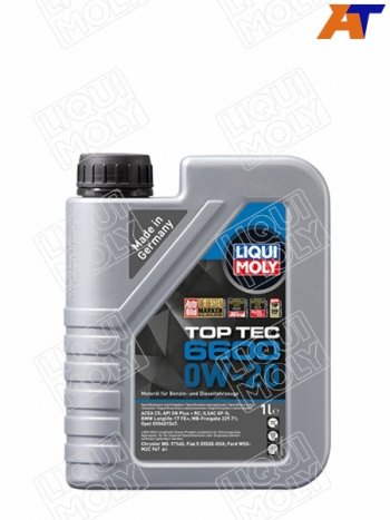 2 379 р. Масло моторное LIQUI MOLY Top Tec 6600 0W-20 SPC5C6 GF-6A 1л LIQUI MOLY 21410  с доставкой в г. Кемерово. Увеличить фотографию 1
