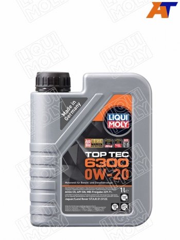 2 479 р. Масло моторное LIQUI MOLY Top Tec 6300 0W-20 SNC5 1л LIQUI MOLY 21216  с доставкой в г. Кемерово. Увеличить фотографию 1