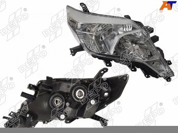 Фара TOYOTA LAND CRUISER PRADO 150 13-17 RH галоген, под корректор (Евросвет)                        DEPO 212-11Y2R-LD-EM