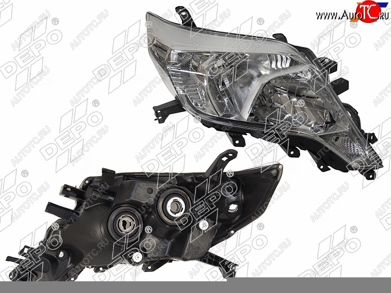 8 999 р. Фара TOYOTA LAND CRUISER PRADO 150 13-17 RH галоген, под корректор (Евросвет)                        DEPO 212-11Y2R-LD-EM  с доставкой в г. Кемерово