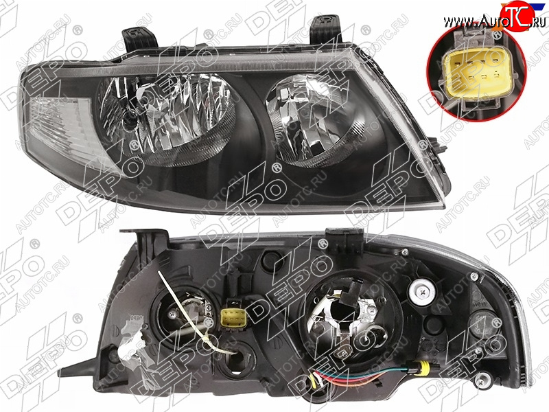 8 799 р. Фара Nissan Almera Classic 06-12 (Справа) DEPO 215-11B7R-LEMN2  с доставкой в г. Кемерово