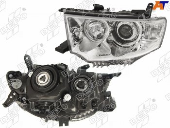 Фара MITSUBISHI PAJERO SPORT 08-17L200 13-16 LH не ксенон                                           DEPO 214-1197L-LD-EM