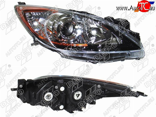 17 649 р. Фара MAZDA 3AXELLA 08-13 RH (Евросвет) DEPO 216-1158R-LDEM2  с доставкой в г. Кемерово