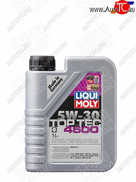 2 199 р. Масло моторное LIQUI MOLY Top Tec 4500 5W-30 C1DL-1 1л LIQUI MOLY 2317  с доставкой в г. Кемерово