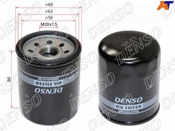 Фильтр масляный DENSO Honda Civic ( EG,  EJ,EK,EM) (1992-2000) седан, седан дорестайлинг, хэтчбэк 3 дв. дорестайлинг, седан рестайлинг, хэтчбэк 3 дв. рестайлинг