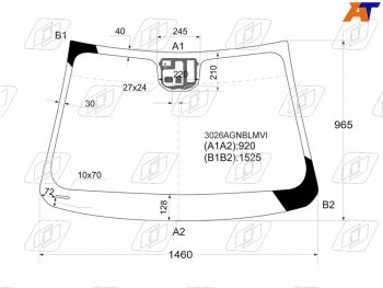6 999 р. Стекло лобовое (Датчик дождя) Chevrolet Cruze 09-15  Daewoo Lacetti 08-11 FUYAO 3026AGNBLMVI  с доставкой в г. Кемерово. Увеличить фотографию 1