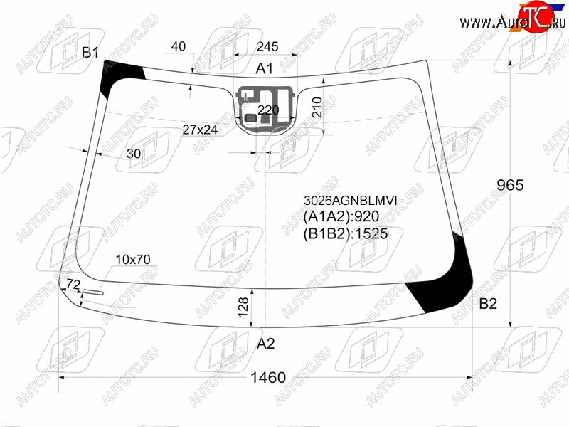 6 999 р. Стекло лобовое (Датчик дождя) Chevrolet Cruze 09-15  Daewoo Lacetti 08-11 FUYAO 3026AGNBLMVI  с доставкой в г. Кемерово