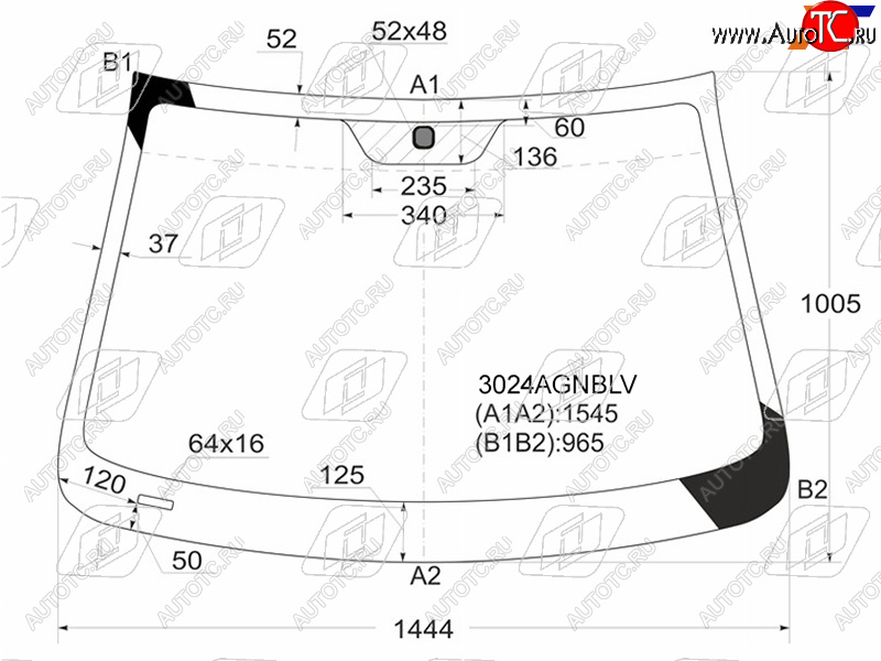 7 449 р. Стекло лобовое Chevrolet Captiva 06-15  Opel Antara 06-15  Daewoo Winstorm 06-10  Saturn Vue 07-1 FUYAO 3024AGNBLV  с доставкой в г. Кемерово