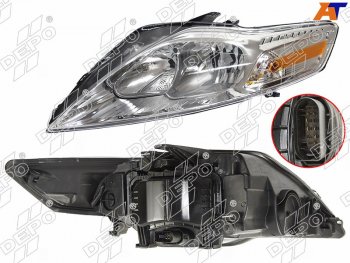 Фара FORD MONDEO 07-14 LH с электрокорректором                                                       DEPO 431-1179LMLD-EM