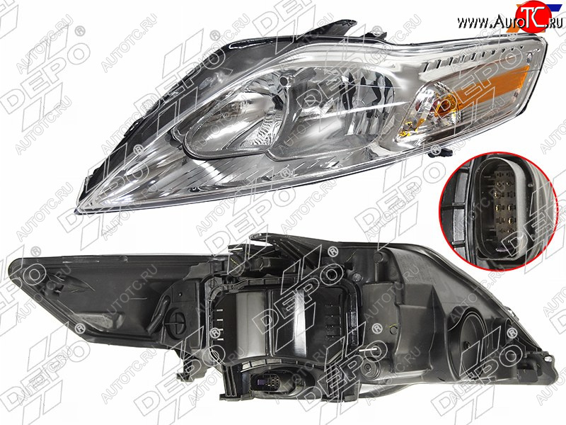 17 949 р. Фара FORD MONDEO 07-14 LH с электрокорректором                                                       DEPO 431-1179LMLD-EM  с доставкой в г. Кемерово